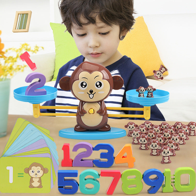 Early education math toy puppy balance