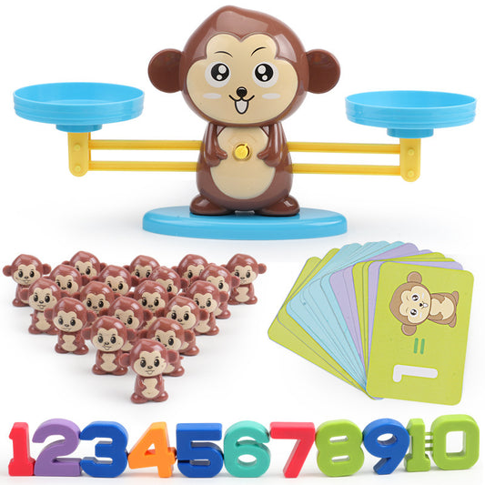 Early education math toy puppy balance