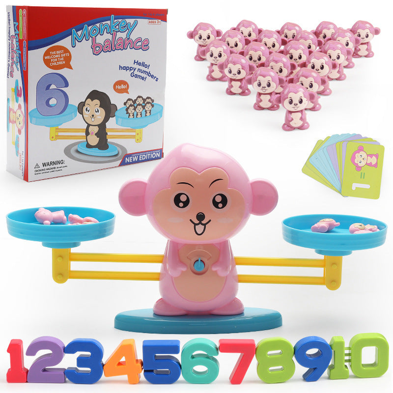 Early education math toy puppy balance