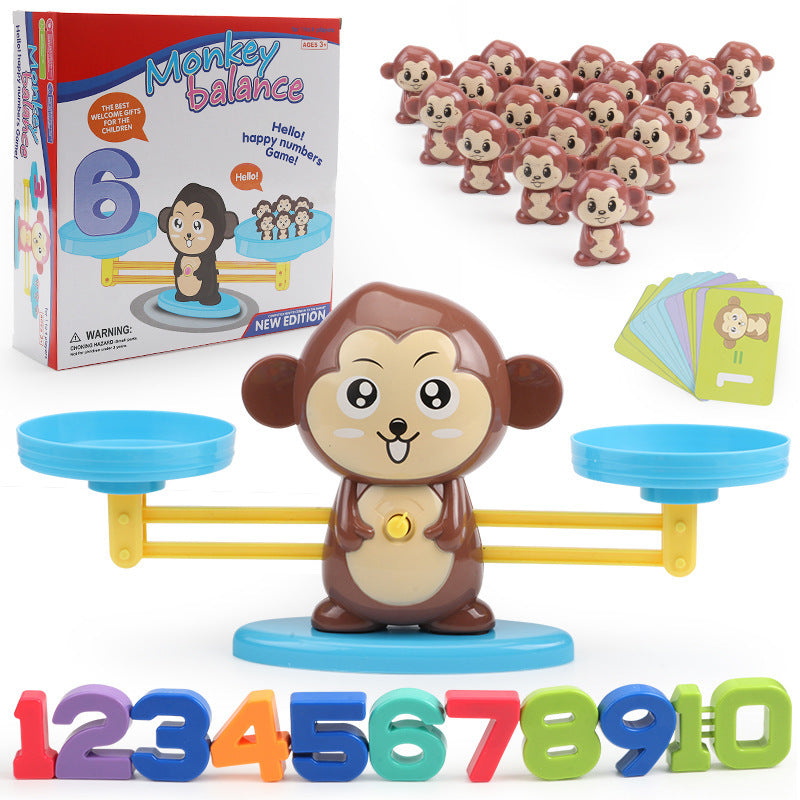 Early education math toy puppy balance