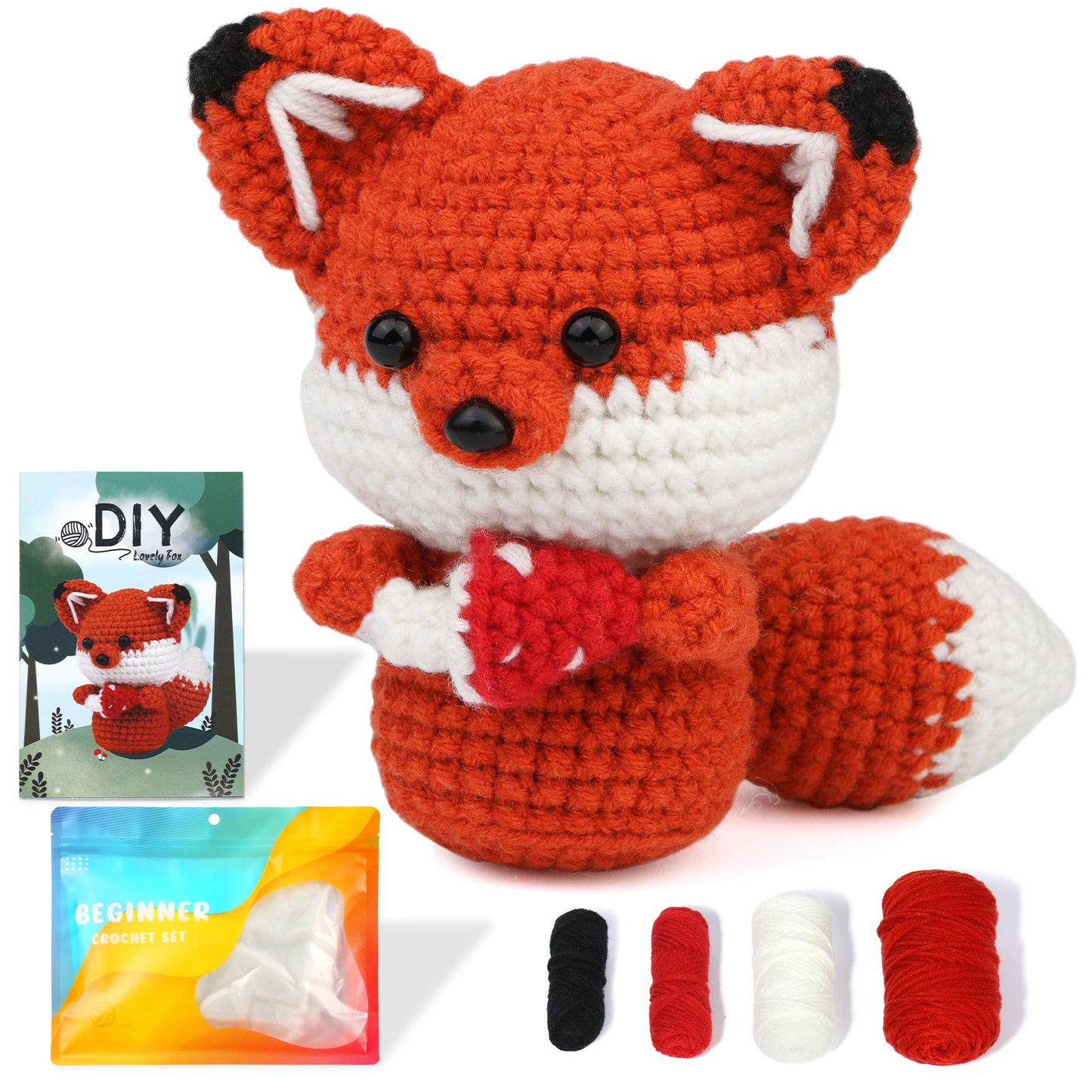 DIY yarn ball doll crochet material package crochet material package yarn knitting set