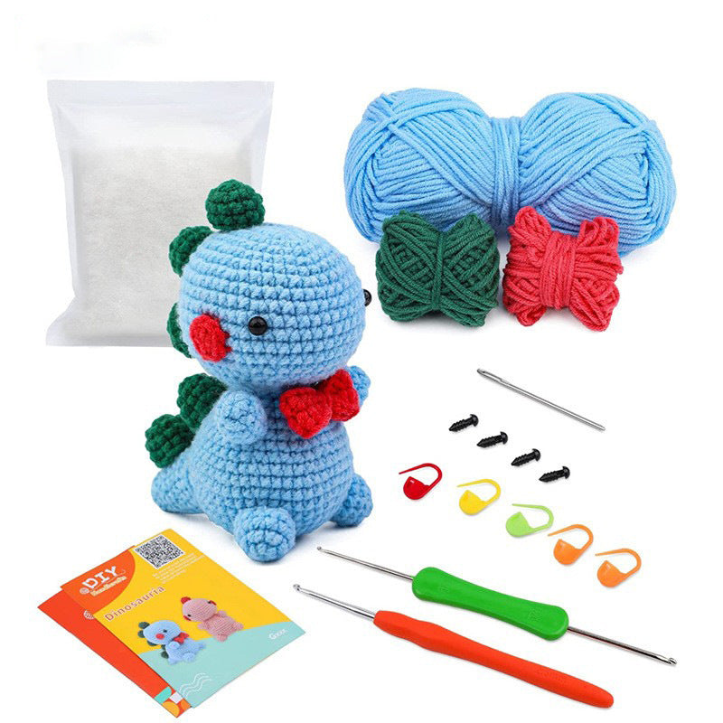 DIY yarn ball doll crochet material package crochet material package yarn knitting set