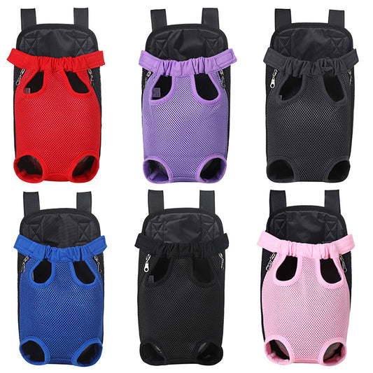 Breathable pet chest bag pet go out portable dog backpack