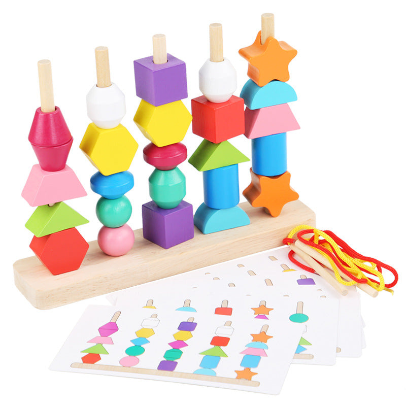 Children's colorful five-column set